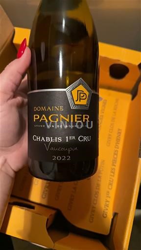 Bourgogne Chablis Premier Cru Domaine Pagnier Vaucoupin 2022