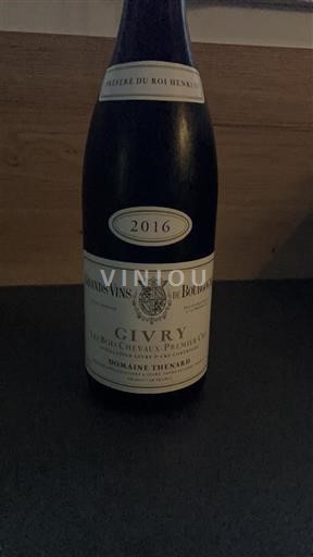 Borgonha Givry Premier Cru Domaine Thenard 2016