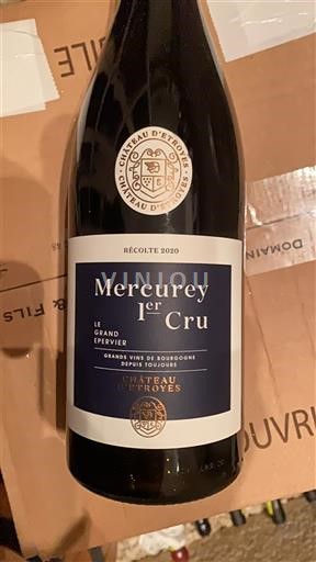 Borgoña Mercurey Premier Cru Château Etroyes Le Grand Epivier 2020