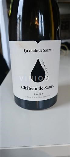 Sud-Ovest Gaillac Château Saurs Ça coule de Saurs 2024