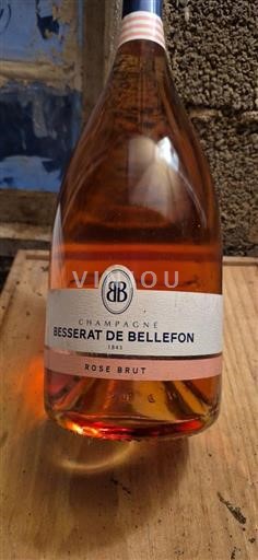Vinos Espumosos Rosé brut Rosé Brut Besserat de Bellefon Non millésimé Francia Champaña Champán AOC