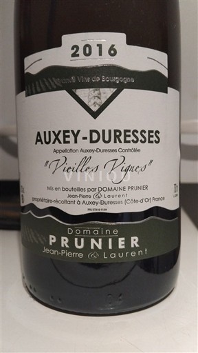 Bourgondië Auxey-Duresses Domaine Prunier Jean-Pierre & Laurent Vieilles Vignes 2016