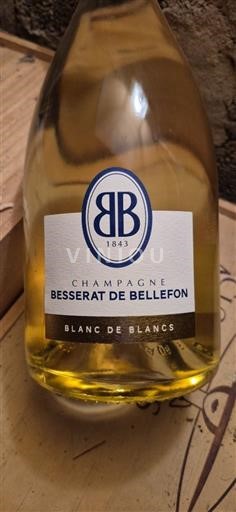 Šampanja Šampanjec Besserat de Bellefon Blanc de Blancs Neleten.
