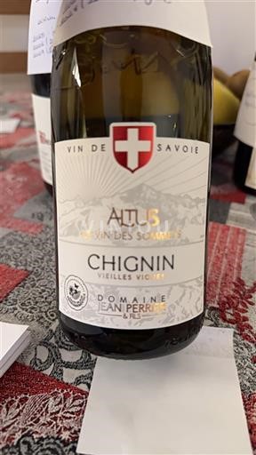 Saboia e Bugey Chignin Domaine Jean Perrier & Fils Altus Vieilles Vignes 2023