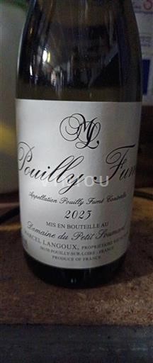 Thung lũng sông Loire Pouilly-fumé Domaine Petit Soumard 2023