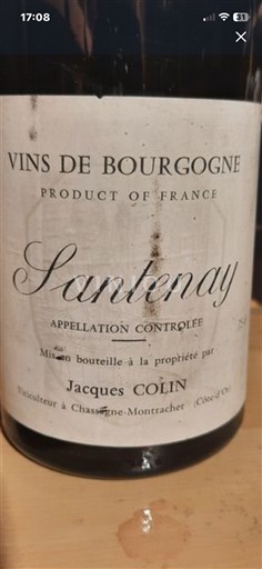 Burgundy Santenay Jacques Colin 1981