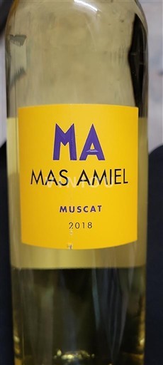 Roussillon Muscat de Rivesaltes Mas Amiel Muscat 2018