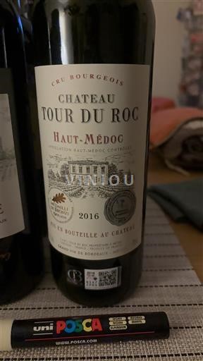 Bordeaux Haut-Médoc Cru Bourgeois Château Tour du Roc 2016