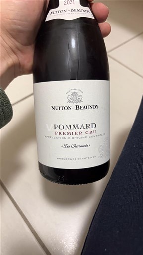Burgundsko Pommard Premier Cru Nuiton-Beaunoy Les Chaniots 2021