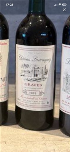 Burdeos Graves Château Laurettey 1989