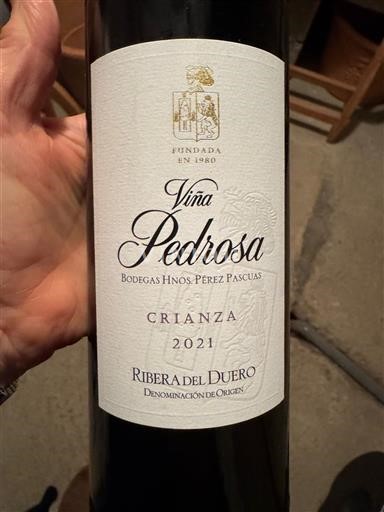 Castela e Leão Ribera del Duero Bodegas Hnos. Pérez Pascuas Viña Pedrosa Crianza 2021