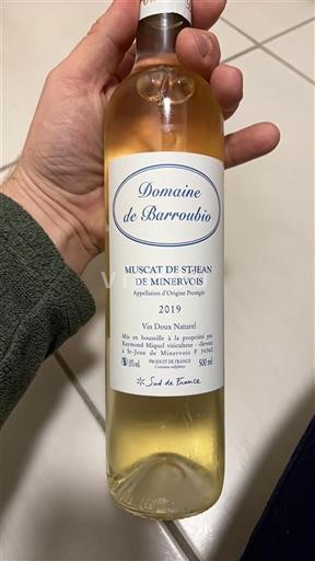 Languedoc Muscat-de-saint-jean-de-minervois Domaine Barroubio 2019