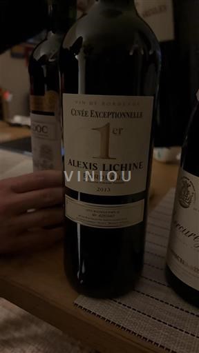 Bordeaux Alexis Lichine Exceptionnelle 1er 2013