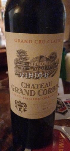 Bordeaux Saint-Émilion Grand Cru Grand Cru Classé Château Grand Corbin 2011