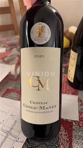 Bordeaux Bordeaux Supérieur Château Congé-Manet 2020