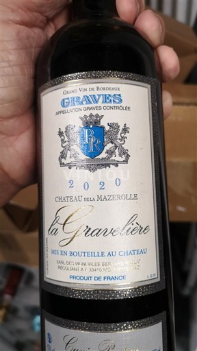 Bordeaux Graves Château La Mazerolle La Gravelière 2020