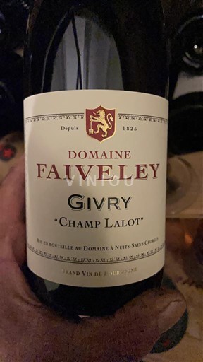 Borgogna Givry Domaine Faiveley Champ Lalot Senza annata