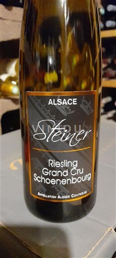 Alsace Grand Cru Steiner Riesling Grand Cru Schoenenbourg Non Millésimé