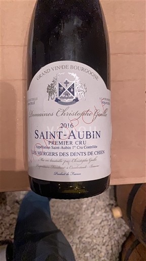 Burgundsko Saint-Aubin Premier Cru Domaine Christophe Guillo Les Murgers des Dents de Chien 2016