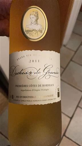 Bordeaux Prve obale Bordeauxa Duchesse de Gramain 2011