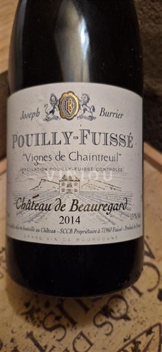 Burgundy Pouilly-Fuissé Château Beauregard Vignes de Chaintreuil 2014