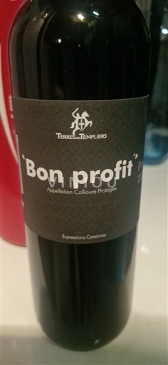 Roussillon Collioure Terres des Templiers Bon profit 2020