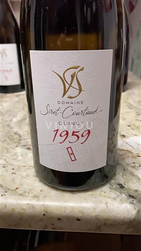 Loiren laakso Quincy Domaine Siret-Courtaud 2022
