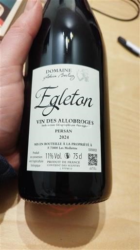 Alpi e Paesi Rodaniani Vini degli Allobrogi Domaine Egleton Persan 2024