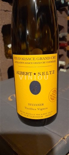 Alzacija Alsace Grand Cru Grand Cru Albert Seltz Sylvaner Vieilles Vignes 2022