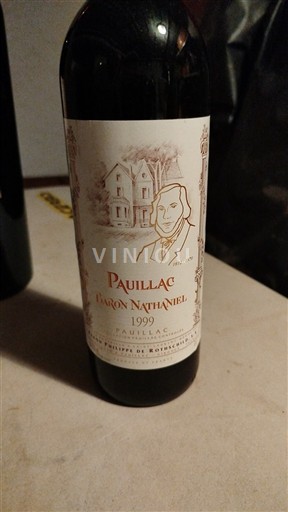 Bordeaux Pauillac Baron Philippe de Rothschild Baron Nathaniel 1999