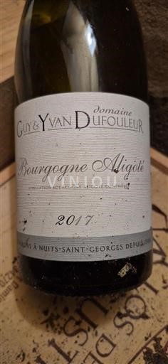 Burgundy Bourgogne Aligoté Domaine Guy & Yvan Dufouleur 2017