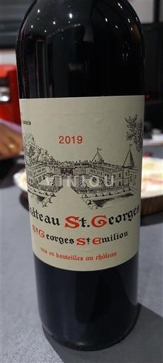 Bordéus Saint-Georges-Saint-Émilion Château St. Georges 2019