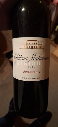 Bordeaux Saint-Émilion Château Malanran 2019