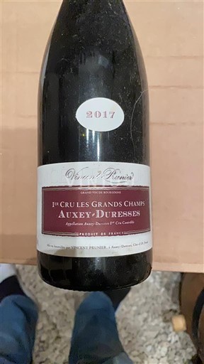 Bourgondië Auxey-Duresses Premier Cru Vincent Prunier 1er Cru Les Grands Champs 2017