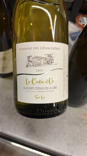 Thung lũng sông Loire Muscadet-Coteaux-de-la-Loire Domaine S Génaudières La Coulée d'Or 2024