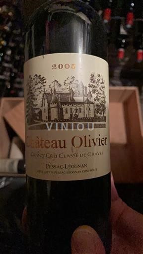 Bordeaux Pessac-Léognan Grand Cru Château Olivier 2005