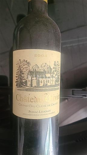 Bordoja Pessac-Léognan Grand Cru Château Olivier 2005