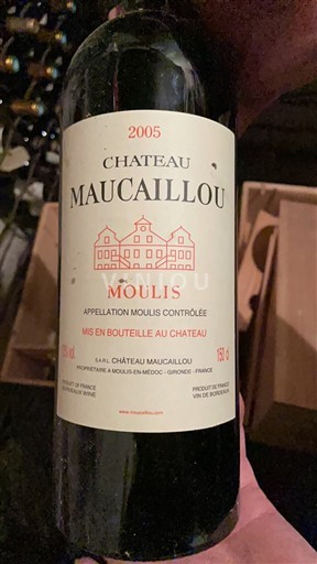 Bordeaux Ni doloceno Château Maucaillou 2005