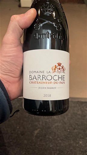 Valle del Ródano Châteauneuf-du-Pape. Domaine La Barroche 2018
