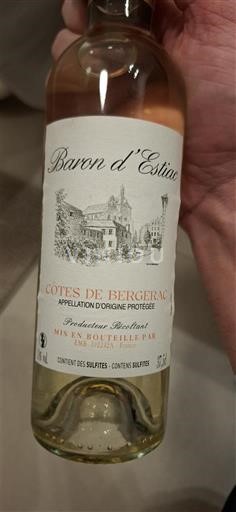 Sud-Ouest Côtes-de-bergerac Baron d'Estiac Non Millésimé