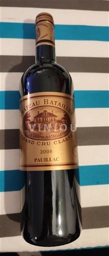 Bordéus Pauillac Grand Cru Classé Château Batailley 2008