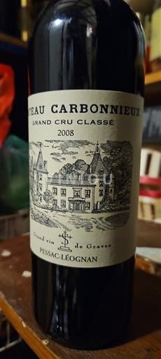 Bordeaux Pessac-Léognan Grand Cru Classé Château Carbonnieux 2008