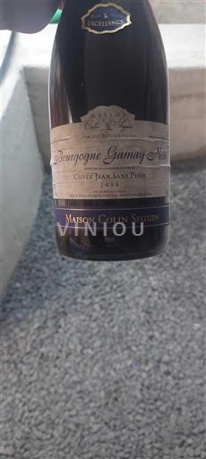 Burgundy Unspecified Maison Colin Seguin Jean Sans Peur 2016