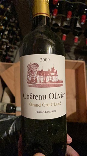 Bordeaux Pessac-Léognan Grand Cru Château Olivier 2009