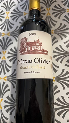 Burdeos Pessac-Léognan Grand Cru Château Olivier 2009