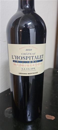 Rượu vang Rouge sec Gérard Bertrand Château L'Hospitalet 2022 Pháp Languedoc La Clape AOC