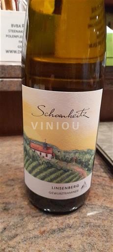 Vin Blanc sec Linsenberg Schönheitz Non millésimé France Alsace Gewurztraminer AOC