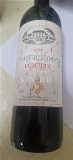 Bordeaux Pomerol Château Samson 1999
