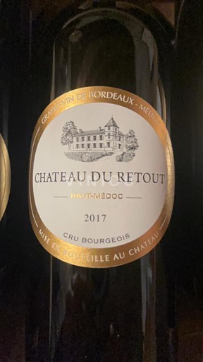 Bordeaux Haut-Médoc Château Retout 2017