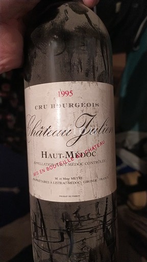 Bordeaux Haut-Médoc Cru Bourgeois Château Julien 1995